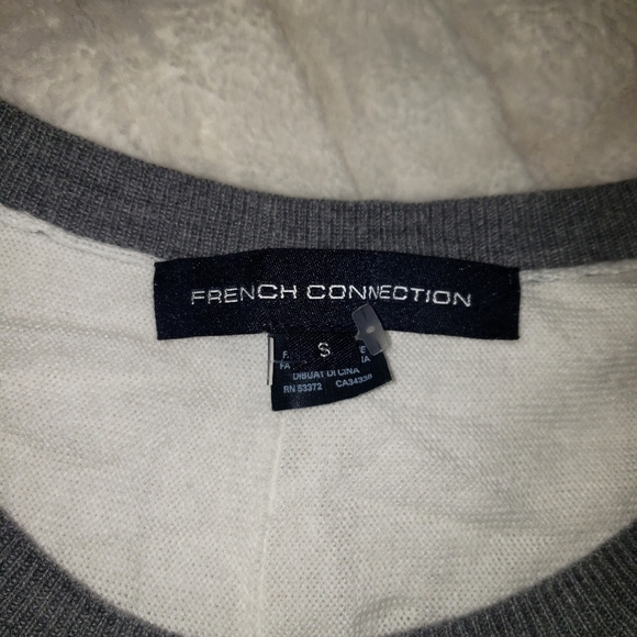 🧡𝅺FRENCH Connection Two Tone Long Sleeve Top - Picture 2 of 4